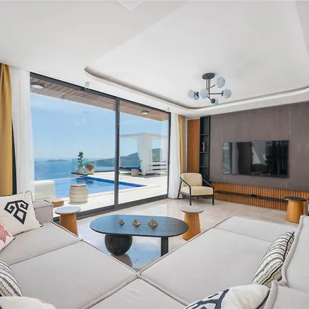 Ultra Luxurious Magnificent Sea View In Kalkan Kalamar Bay Villa Kas