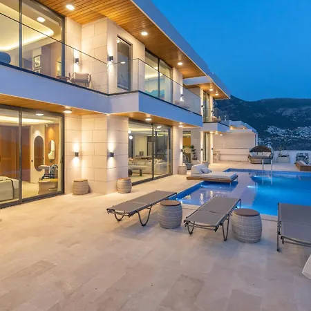 빌라 Ultra Luxurious Magnificent Sea View In Kalkan Kalamar Bay 3 카스