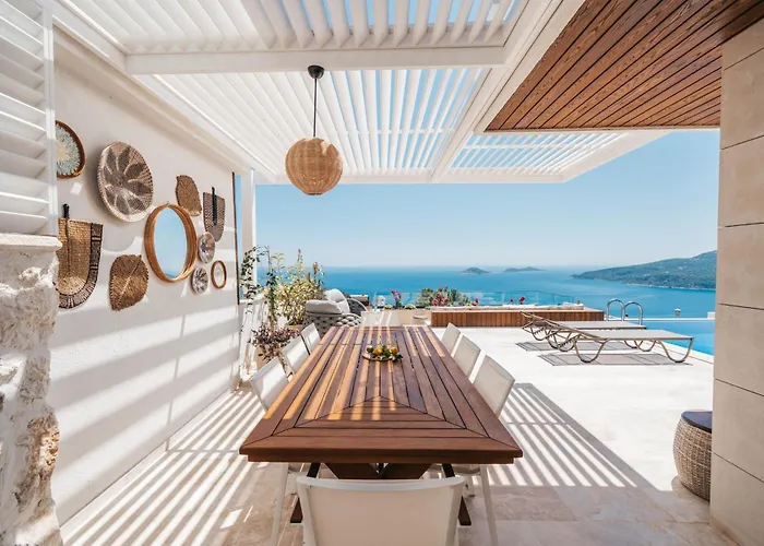 Ultra Luxurious Magnificent Sea View In Kalkan Kalamar Bay كاس