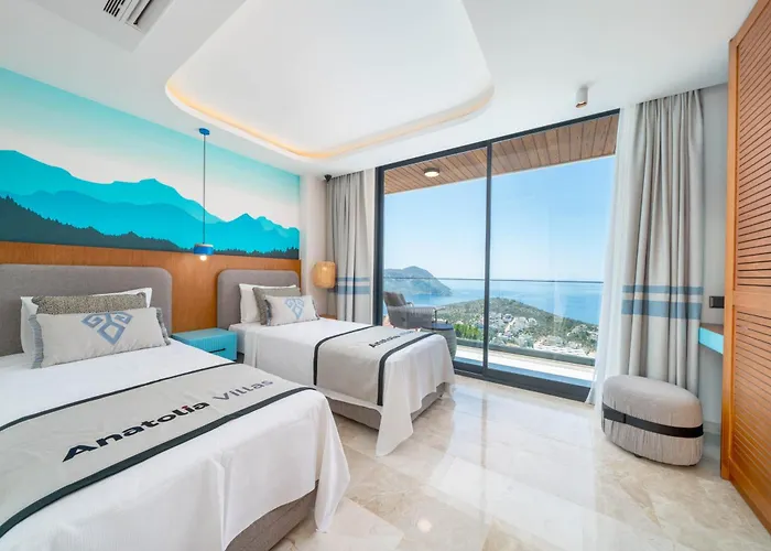 Ultra Luxurious Magnificent Sea View In Kalkan Kalamar Bay كاس