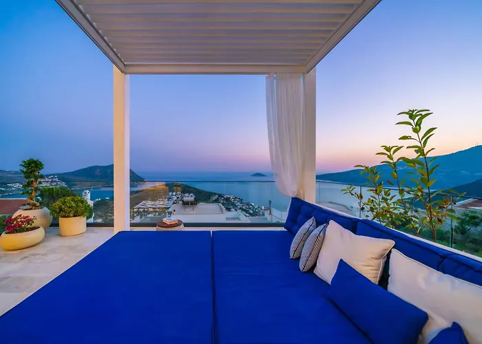 Ultra Luxurious Magnificent Sea View In Kalkan Kalamar Bay فيلة كاس