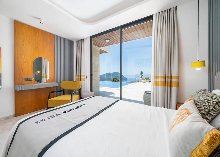 Ultra Luxurious Magnificent Sea View In Kalkan Kalamar Bay فيلة