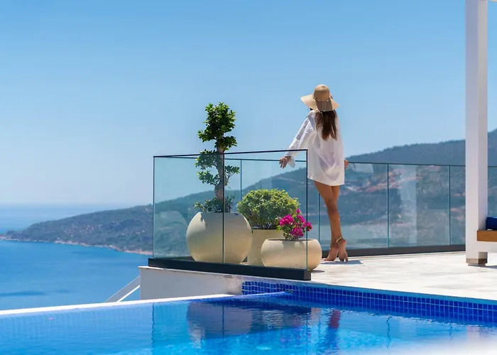 Ultra Luxurious Magnificent Sea View In Kalkan Kalamar Bay فيلة كاس